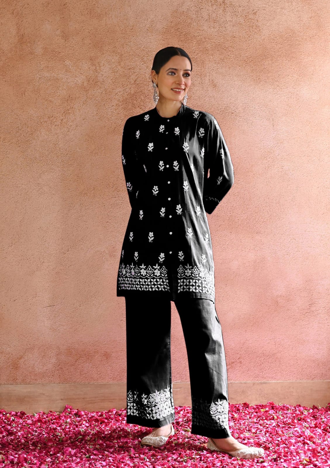 Rozi By Rasili Nx Rayon Embroidered Co Ord Set Exporters In India
